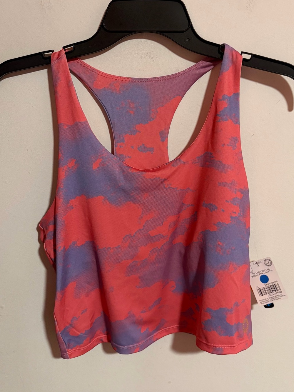 NWT Pro Player Pink Tie-Dye Tank Top